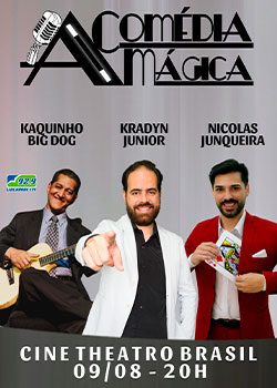 A Comédia Mágica Kradyn Junior recebe Kaquinho Big Dog e Nicolas Junqueira